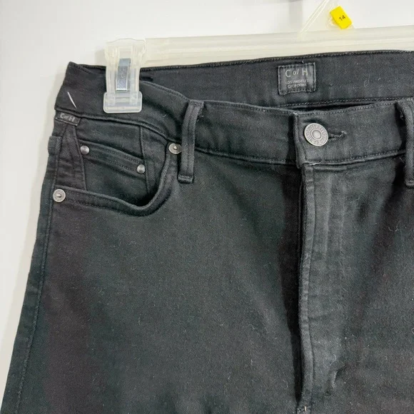Citizens of Humanity Cara High Rise Cigarette ankle jeans black size 30